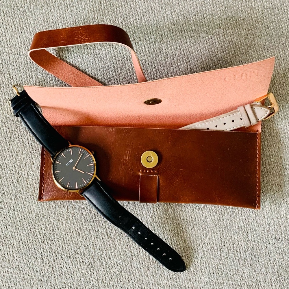 NOT FOR SALE Cluse Rachel Zoe La Boheme Watch with Multiple Bands